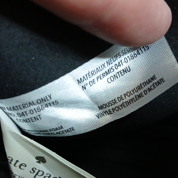 EUC Kate Spade Black And White Stripe 13"×9.5" Laptop Notebook Sleeve - Picture 9 of 9